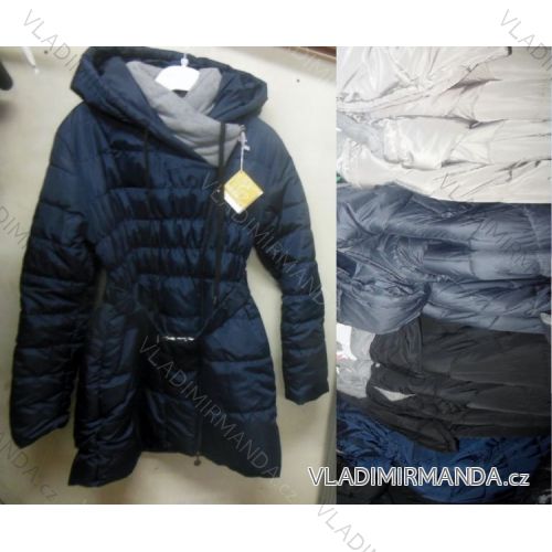 Kabát zimné dámsky s pásikom (s-xl) MADE IN ITALY MII3329
