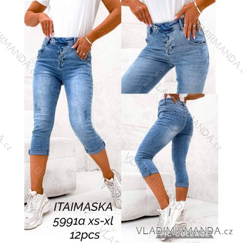 Rifle jeans 3/4 dlhé dámske (XS-XL) ITAIMASKA ITA245991a