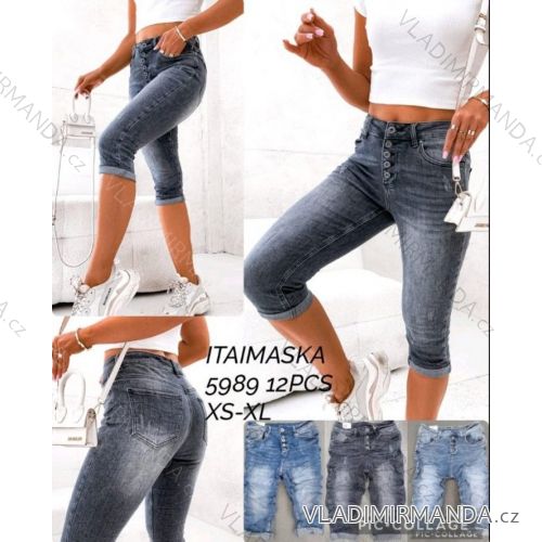 Rifle jeans 3/4 dlhé dámske (XS-XL) ITAIMASKA ITA245989