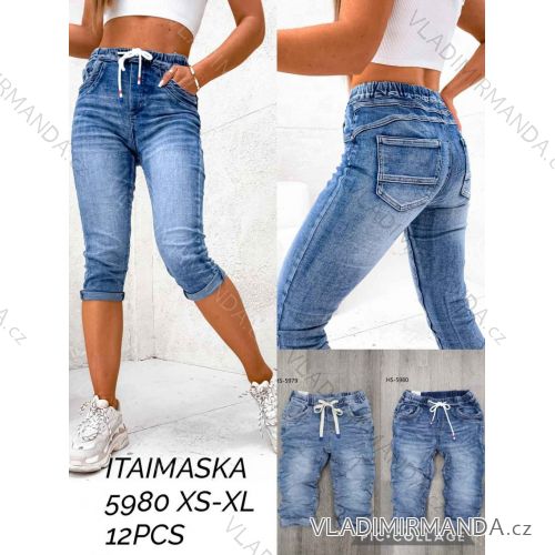 Rifle jeans 3/4 dlhé dámske (XS-XL) ITAIMASKA ITA245980