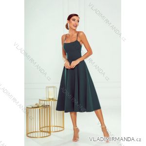 Šaty elegantné na ramienka dámske (34-40) POLSKÁ MÓDA PMLWD24CINDYMIDI-6
