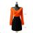 Crop top elegantný dlhý rukáv dámsky (38/40 ONE SIZE) TALIANSKA MÓDA IMPES242680 oranžová 