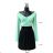 Crop top elegantný dlhý rukáv dámsky (38/40 ONE SIZE) TALIANSKA MÓDA IMPES242680 oranžová 