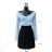 Crop top elegantný dlhý rukáv dámsky (38/40 ONE SIZE) TALIANSKA MÓDA IMPES242680 oranžová 