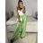 Nohavice dlhé letné dámske (S/M/L ONE SIZE) TALIANSKA MÓDA IMM24M24200/DUR -   tmavo modrá -   M / L