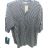 Košeľa 3/4 krátky rukáv dámska prúžok (S/M ONE SIZE) TALIANSKA MÓDA IM724020