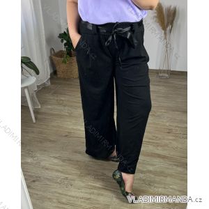 Nohavice dlhé dámske nadrozmer (3XL/4XL ONE SIZE) TALIANSKA MÓDA IMWQ24148/DR