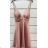 Šaty letné elegantné na ramienka dámske (S/M ONE SIZE) TALIANSKA MÓDA IMPSH246593