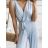 Overal dlhý elegantný bez rukávov dámsky (S/M/L ONE SIZE) TALIANSKA MÓDA IMM24M227