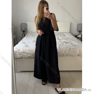 Šaty košeľové krátky rukáv dámske (S/M/L ONE SIZE) TALIANSKA MÓDA IMWCA24345/DU