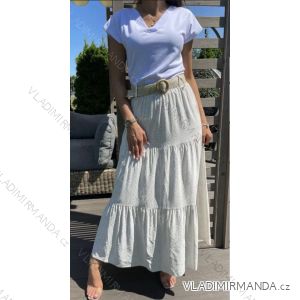 Sukňa dlhá s opaskom madeira boho dámska (S/M/L ONE SIZE) TALIANSKA MÓDA IMWAD24169