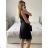 Šaty spoločenské elegantné letné bez rukávov dámske (S/M ONE SIZE) TALIANSKA MÓDA IMPSH2235841/DU S/M staroružová