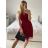 Šaty spoločenské elegantné letné bez rukávov dámske (S/M ONE SIZE) TALIANSKA MÓDA IMPSH2235841/DU S/M staroružová