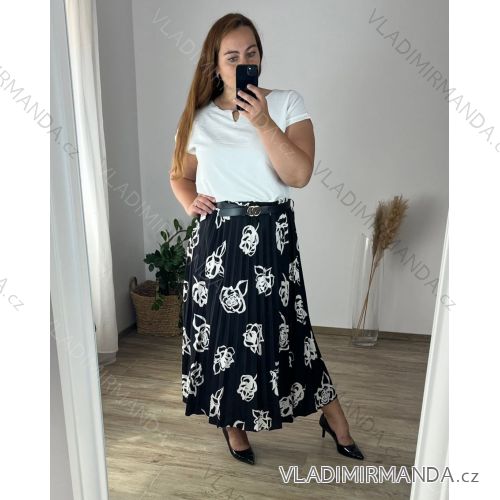 Sukňa dámska nadrozmer (46/48/50 ONE SIZE) TALIANSKA MÓDA IM424351