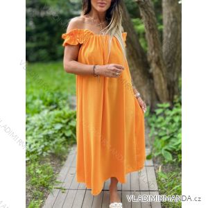 Šaty dlhé letné oversize na ramienka dámske (S/M/L ONE SIZE) TALIANSKA MÓDA IMWCN24062