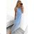 Šaty dlouhé elegantné bez rukávov dámske (S/M/L ONE SIZE) TALIANSKA MÓDA IMWCN24065/DUR -   tmavo ružová
 -   M / L