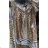 Tielko top leopard letný satén dámske (S/M ONE SIZE) TALIANSKA MóDA IMM24M5810