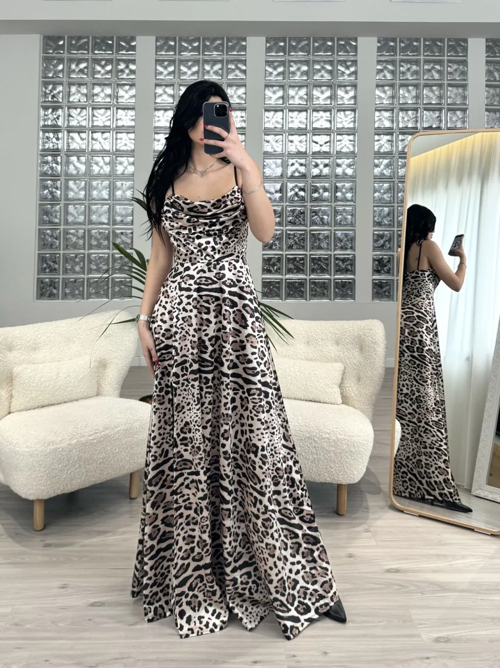 Šaty dlhé elegantné na ramienka dámske (S/M ONE SIZE) TALIANSKA MÓDA IMPBB24B24830