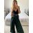 Nohavice dlhé oversize elegantné s opaskom dámske (S/M/L ONE SIZE) TALIANSKA MODA IM324060