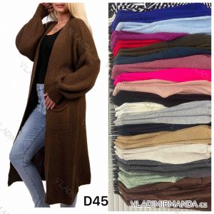 Cardigan pletený dlhý rukáv dámsky (S/M/L ONE SIZE) TALIANSKA MÓDA IMWD24672