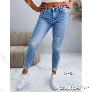 Rifle jeans dlhé dámske (34-42) M.SARA MSR24680