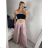 Nohavice letné s opaskom dámske (S/M/L ONE SIZE) TALIANSKA MóDA IMSM24040