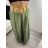 Nohavice letné s opaskom dámske (S/M/L ONE SIZE) TALIANSKA MóDA IMSM24040