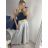 Nohavice letné s opaskom dámske (S/M/L ONE SIZE) TALIANSKA MóDA IMSM24040