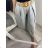 Nohavice letné s opaskom dámske (S/M/L ONE SIZE) TALIANSKA MóDA IMSM24040