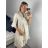 Šaty krajkové boho madeira krátky rukáv dámske (S/M/L ONE SIZE) TALIANSKA MÓDA IMWGS24056/DUR -   biela -   M / L