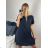 Šaty oversize letný krátky rukáv icecool dámske (S/M/L ONE SIZE) TALIANSKA MÓDA IMM24M6742D/DUR -   zelená -   M / L