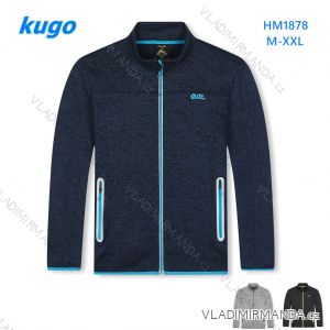 Mikina teplá na zips pánska (M-2XL) KUGO HM1878N