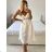Šaty letné boho krajkové na ramienka dámske (S/M ONE SIZE) TALIANSKA MÓDA IMPEM231202