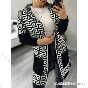 Cardigan pletený dlhý rukáv dámsky (S/M/L ONE SIZE) TALIANSKA MÓDA IMD23670