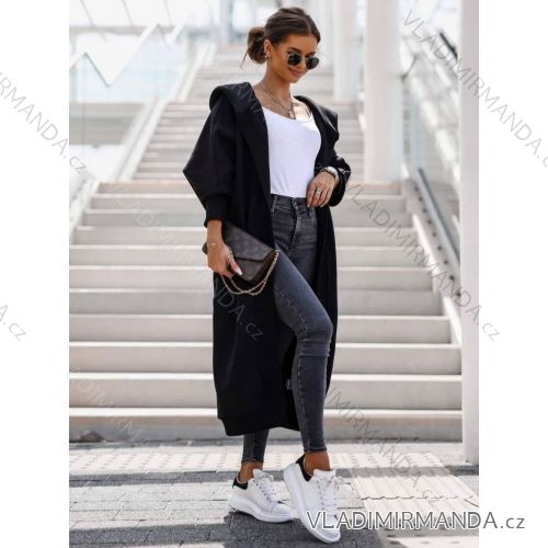 Cardigan bavlnený dlhý rukáv dámsky nadrozmerný (XL/2XL ONE SIZE) TALIANSKA MÓDA IMD22930