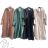 Cardigan bavlnený dlhý rukáv dámsky nadrozmerný (XL/2XL ONE SIZE) TALIANSKA MÓDA IMD22930