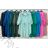 Šaty košeľové oversize krátky rukáv dámske (S/M/L ONE SIZE) TALIANSKA MÓDA IM424538/DR ružová fuchsiová M/L