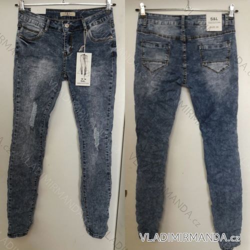 Rifle jeans dámske (34-44) SAL H045
