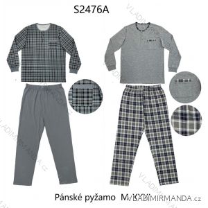 Pyžamo dlhé dlhý rukáv pánske (M-3XL) WOLF S2476AN