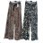 Nohavice dlhé elegantný oversize leopard s opaskom dámske (S/M/L ONE SIZE) TALIANSKA MÓDA IMD24281