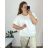 Tunika mušelínová krátky rukáv dámska nadrozmer (48/50 ONE SIZE) TALIANSKA MODA IMSM24052