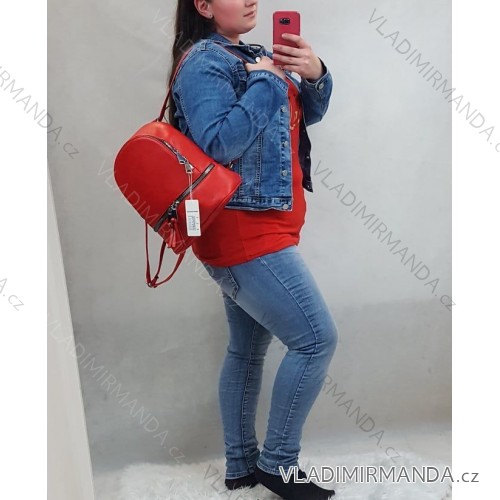 Bunda riflová jeans dámska nadrozmerná (5xl-9xl) re-dress RE24RE65/DR - modrá - 5XL