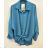 Košeľa oversize dlhý rukáv dámske (S/M ONE SIZE) TALIANSKA MÓDA IMPSH2424663