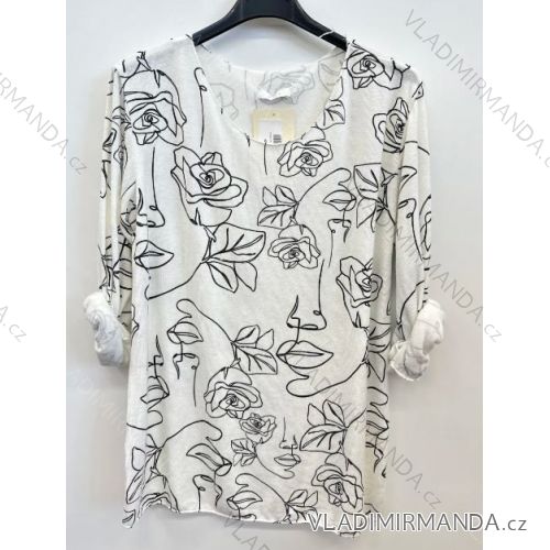 Tunika oversize dlhý rukáv dámska (S/M/L ONE SIZE) TALIANSKA MÓDA IMPHS241202F