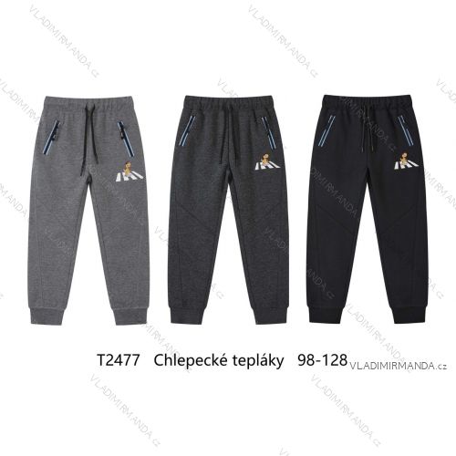 Tepláky dlhé detské chlapčenské (98-128) WOLF T2477