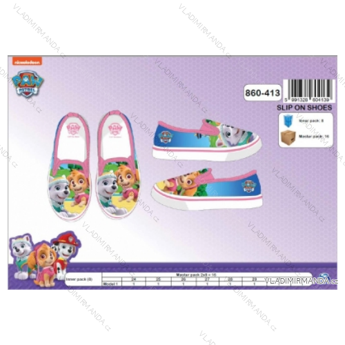 Papuče paw patrol detské dievčenské (24-31) SETINO 860-413
