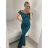 Šaty dlhé spoločenské carmen dámske (S/M/L ONE SIZE) TALIANSKA MÓDA IM324302
