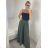 Nohavice letné oversize dámske (S/M/L/XL/2XL ONE SIZE) TALIANSKA MODA IM424445/DR -   tmavo modrá -   XL/2XL