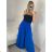 Nohavice letné oversize dámske (S/M/L/XL/2XL ONE SIZE) TALIANSKA MODA IM424445/DR -   tmavo modrá -   XL/2XL