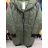 Bunda maxi dlouhá oversize s kapucňou dámska nadrozmer (50/52/54 ONE SIZE) TALIANSKA MÓDA IM4221292